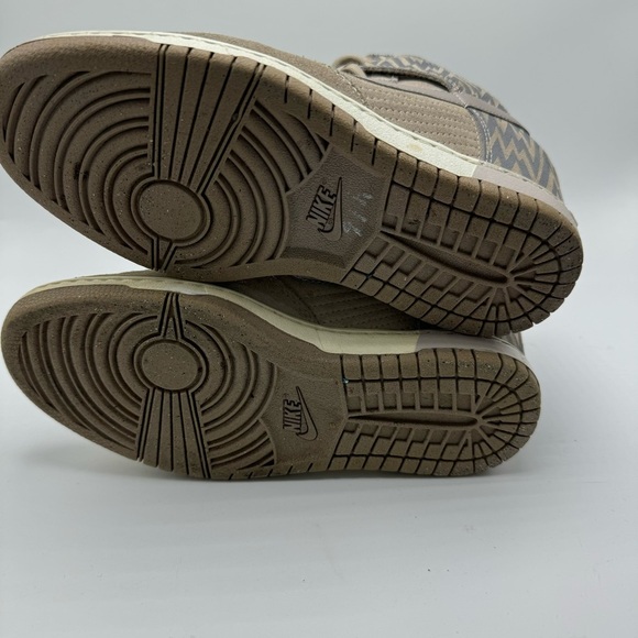 Nike Dunk Sky Hi Hidden Wedge Gray Suede Bolt Sneakers Women’s Size 7 - Picture 6 of 13